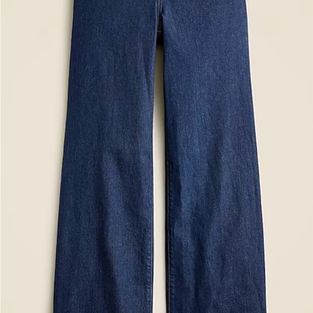 J. Crew Petite Denim Trouser in 1996 Semi Stretch in Resin Wash